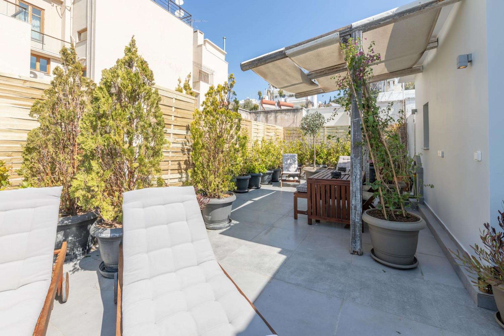 Top Kolonaki Studio+Terrace Stunning Acropolis Views Athen Eksteriør billede