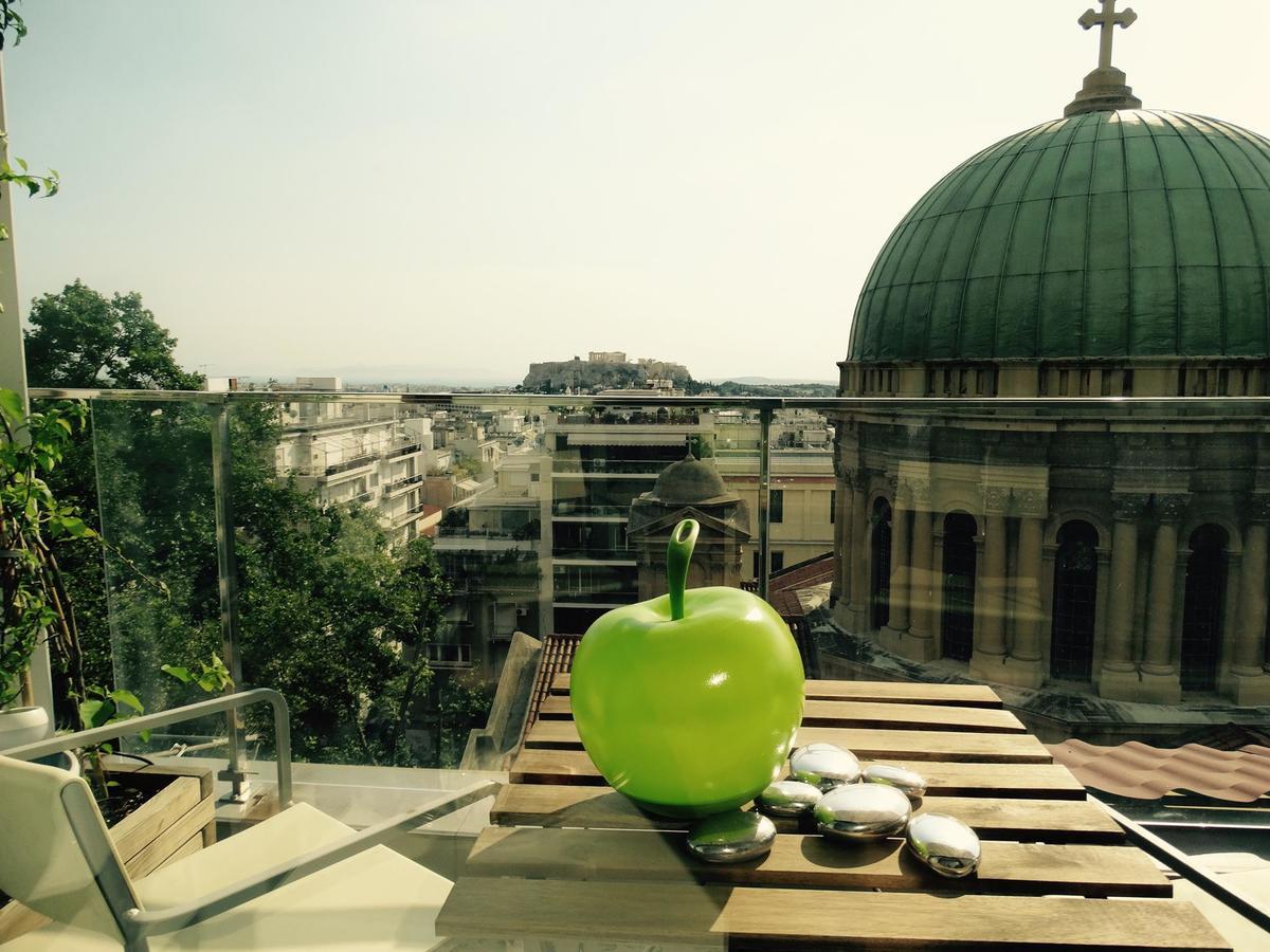 Top Kolonaki Studio+Terrace Stunning Acropolis Views Athen Eksteriør billede