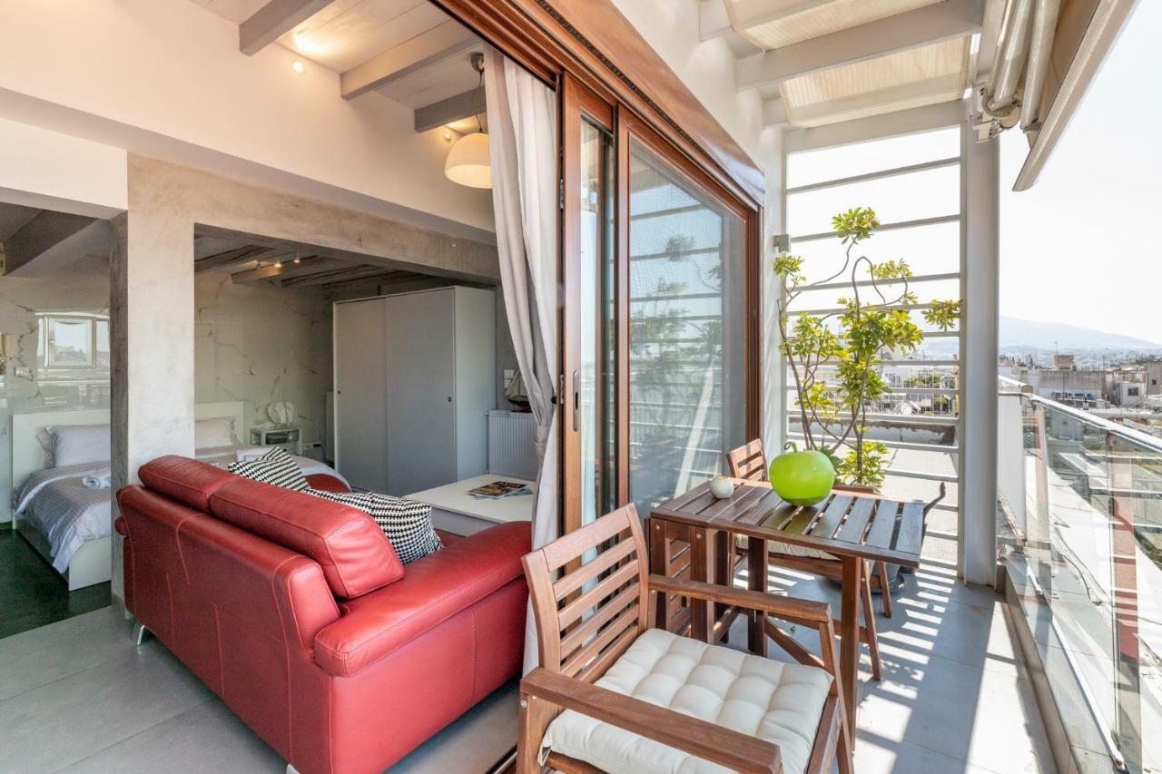 Top Kolonaki Studio+Terrace Stunning Acropolis Views Athen Eksteriør billede