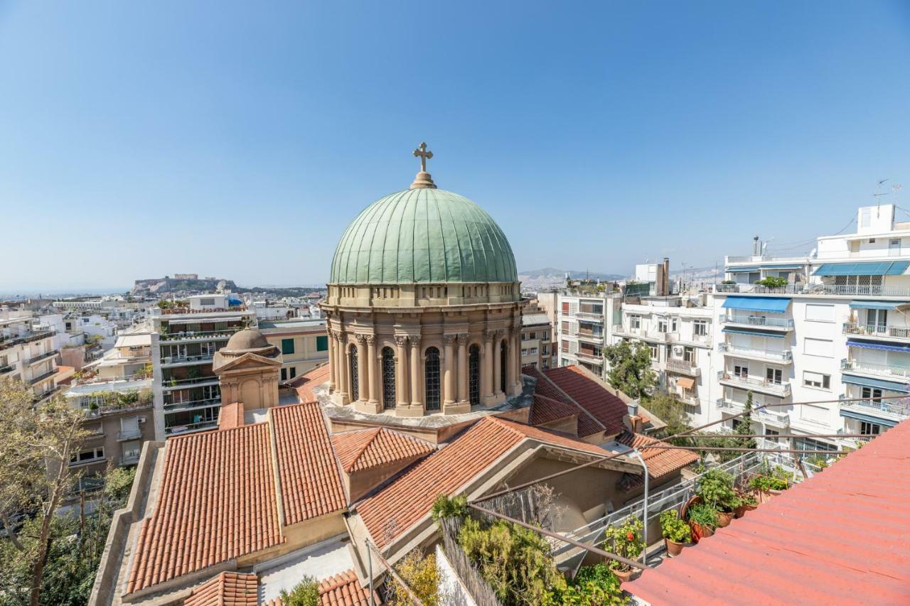Top Kolonaki Studio+Terrace Stunning Acropolis Views Athen Eksteriør billede